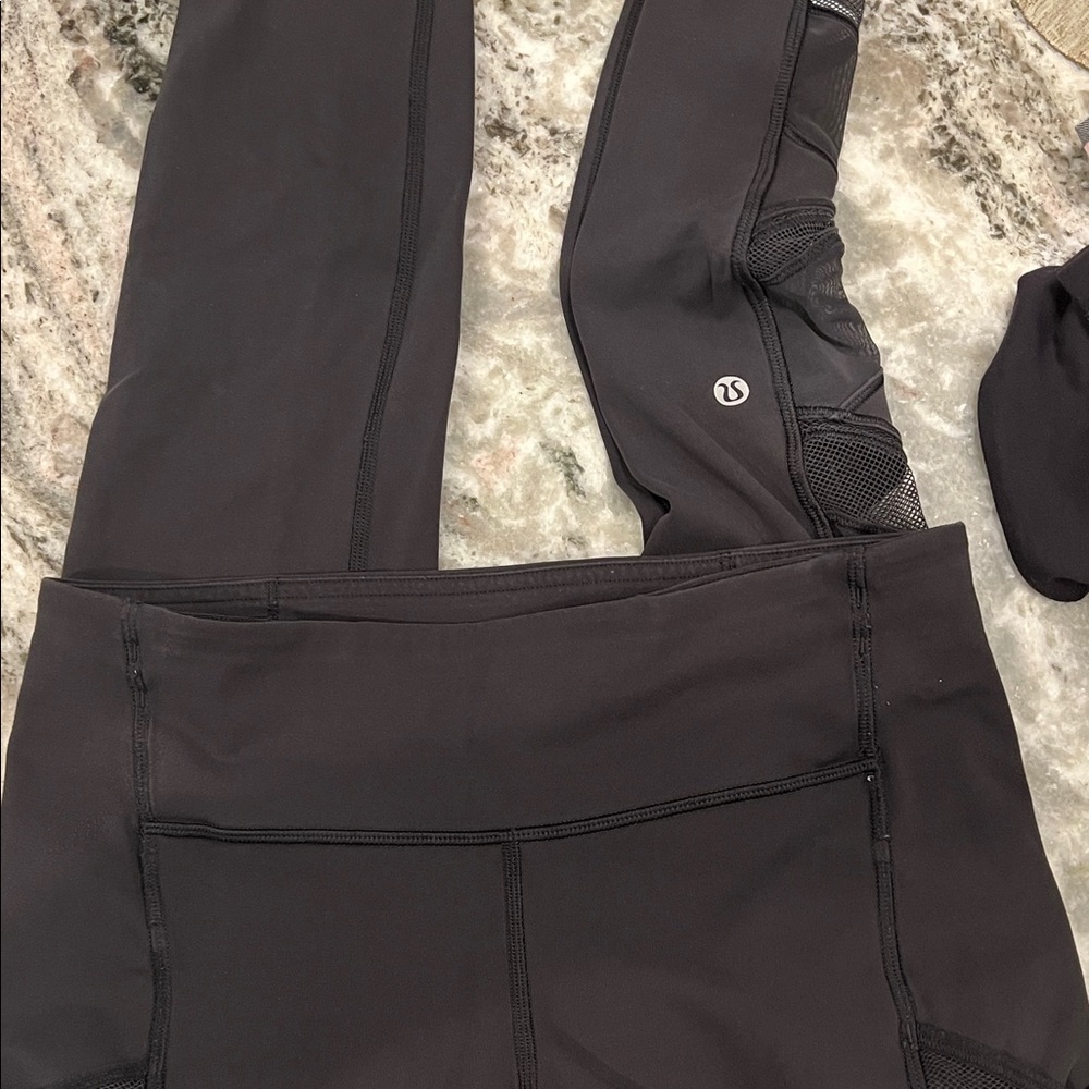 lululemon athletica Black Leggings Full Length Size 6